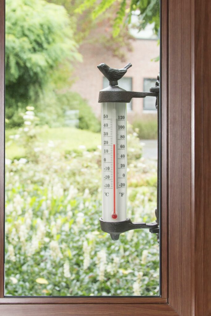 Kozijnthermometer Met Vogel Raamthermometer BR20 Robanjer Tuindecoratie