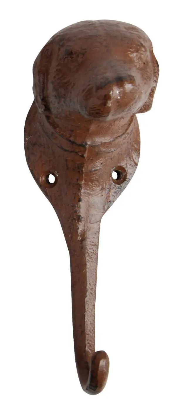Kapstokhaak hond, gietijzer LH126 - Afbeelding 3