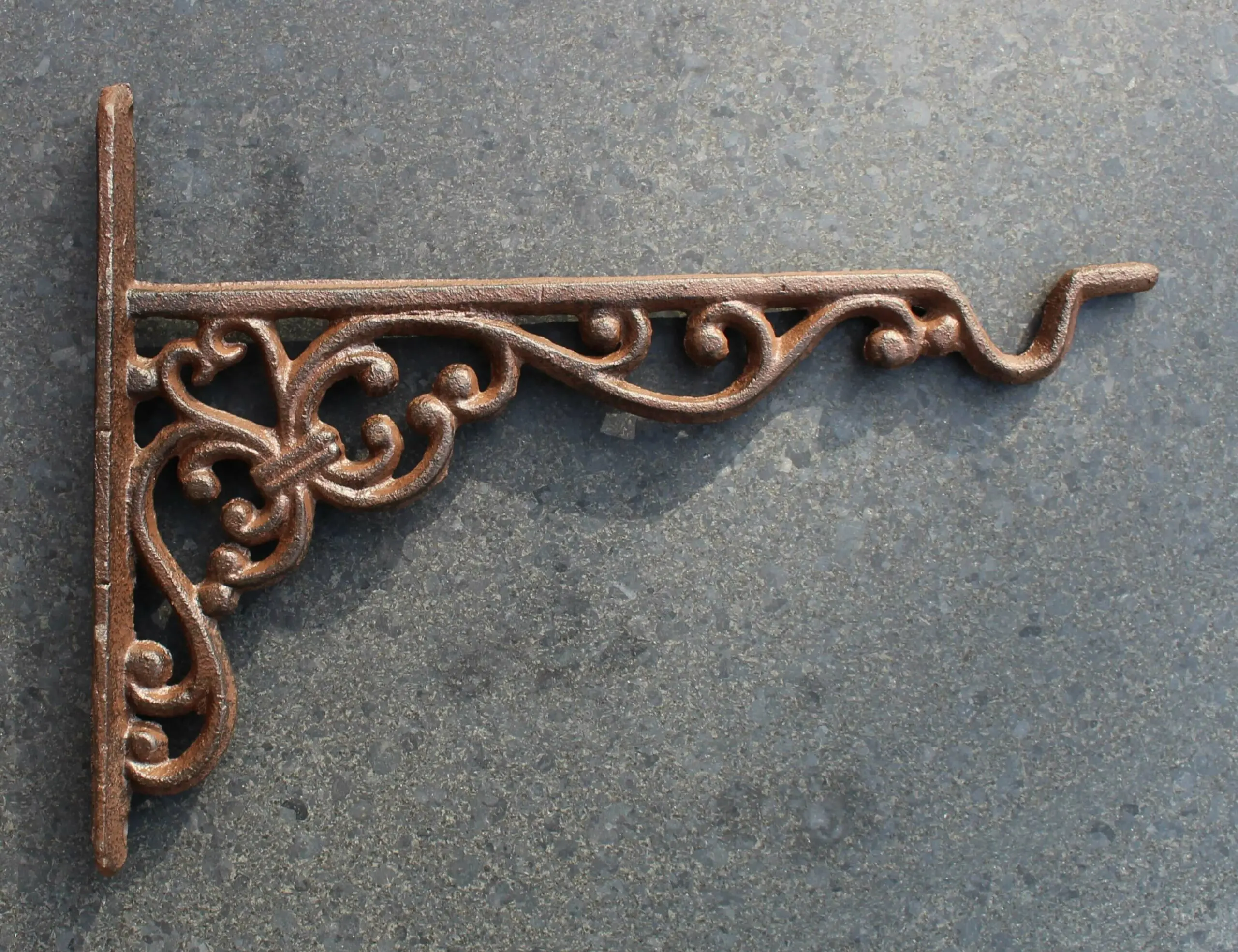 Wandhaak 24,5cm, gietijzer, middel BPH29 - Afbeelding 2