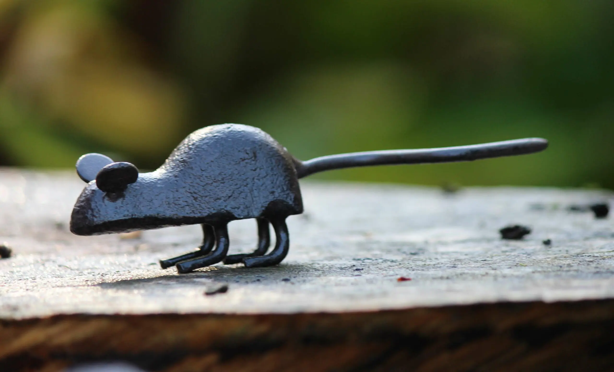 Muis 10 cm. gietijzer MG110 - Afbeelding 2