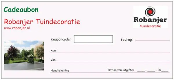 Cadeaubon 40,00 euro