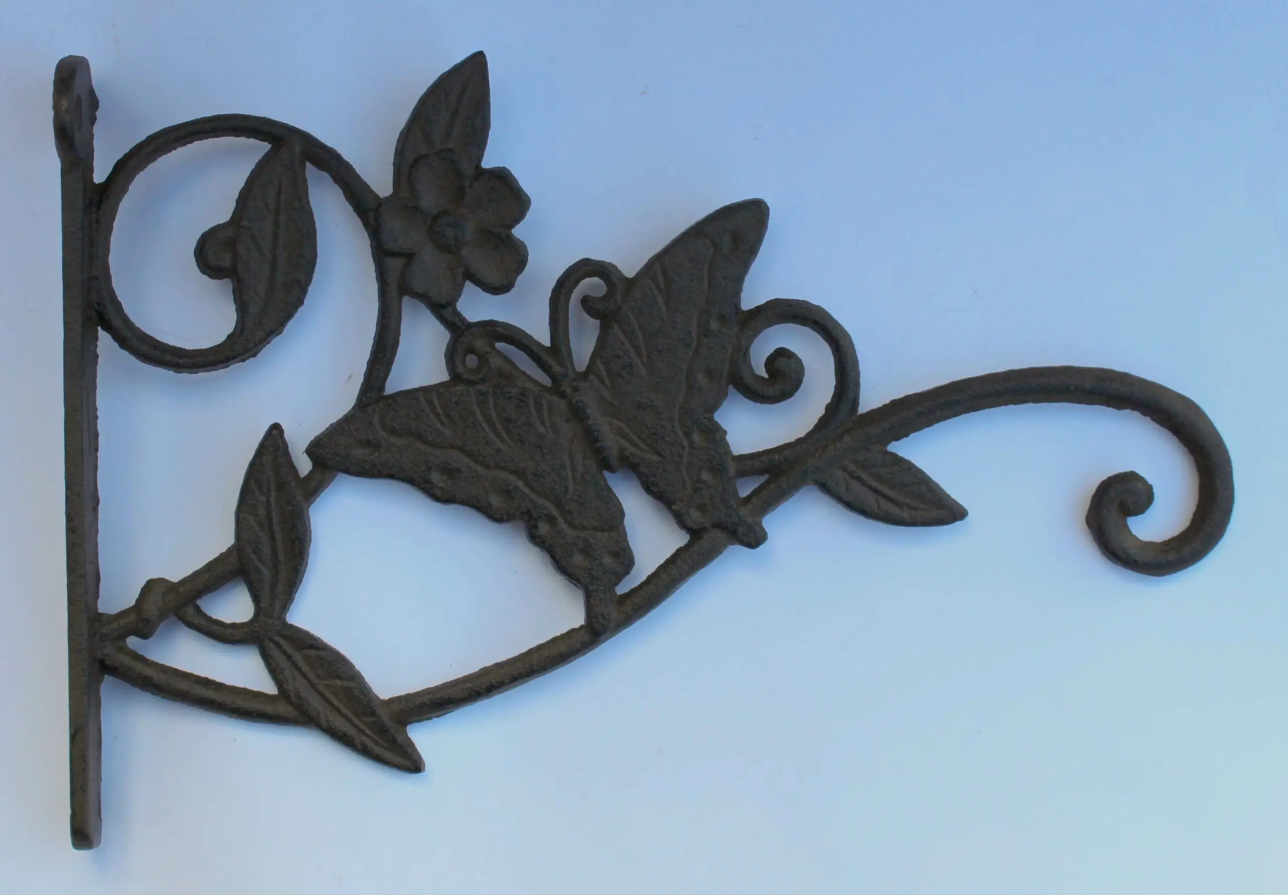 Wandhaak vlinder, gietijzer WBA07