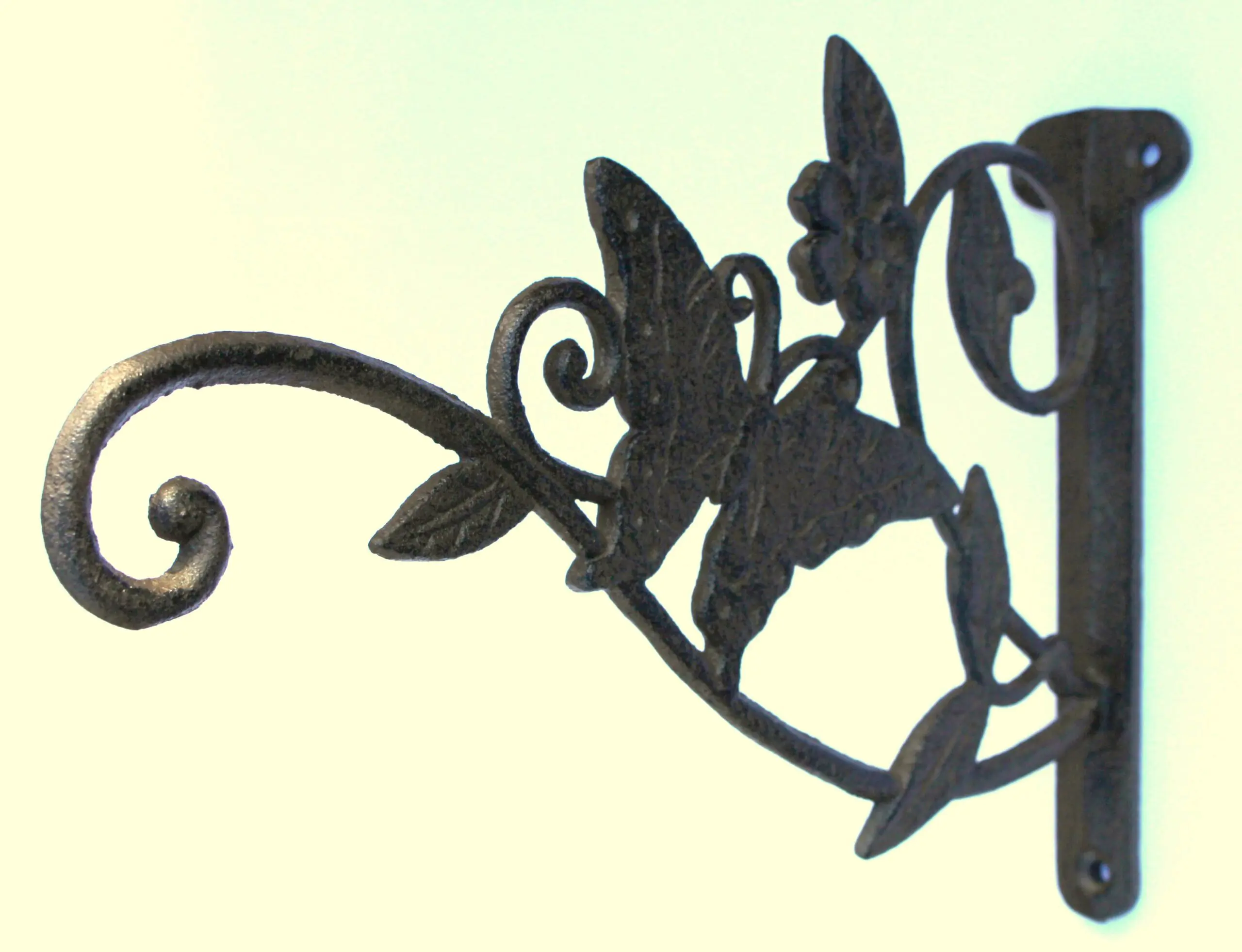 Wandhaak vlinder, gietijzer WBA07 - Afbeelding 2