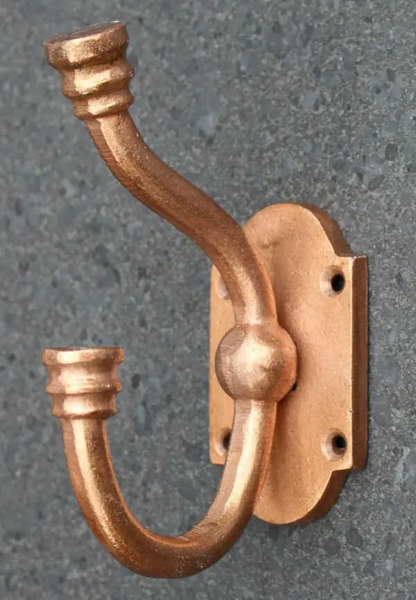 Kapstokhaak, wandhaak, robuust, koper-bruin KH435