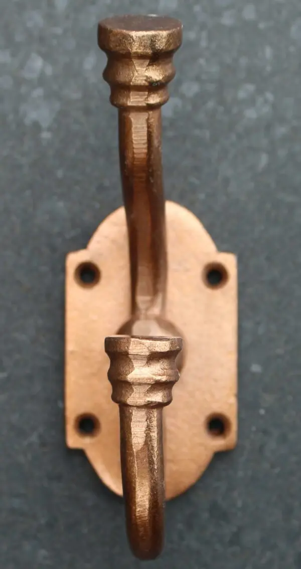 Kapstokhaak, wandhaak, robuust, koper-bruin KH435 - Afbeelding 2