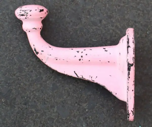 Kapstokhaak roze "antiek", gietijzer KH936 - Afbeelding 3
