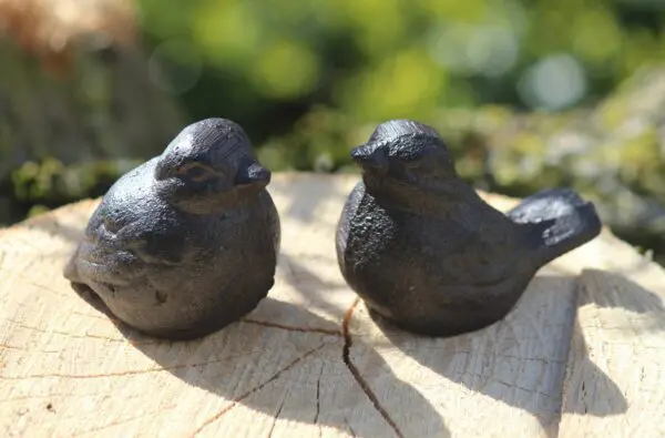 Duo set vogels, gietijzer VG325 - Afbeelding 2