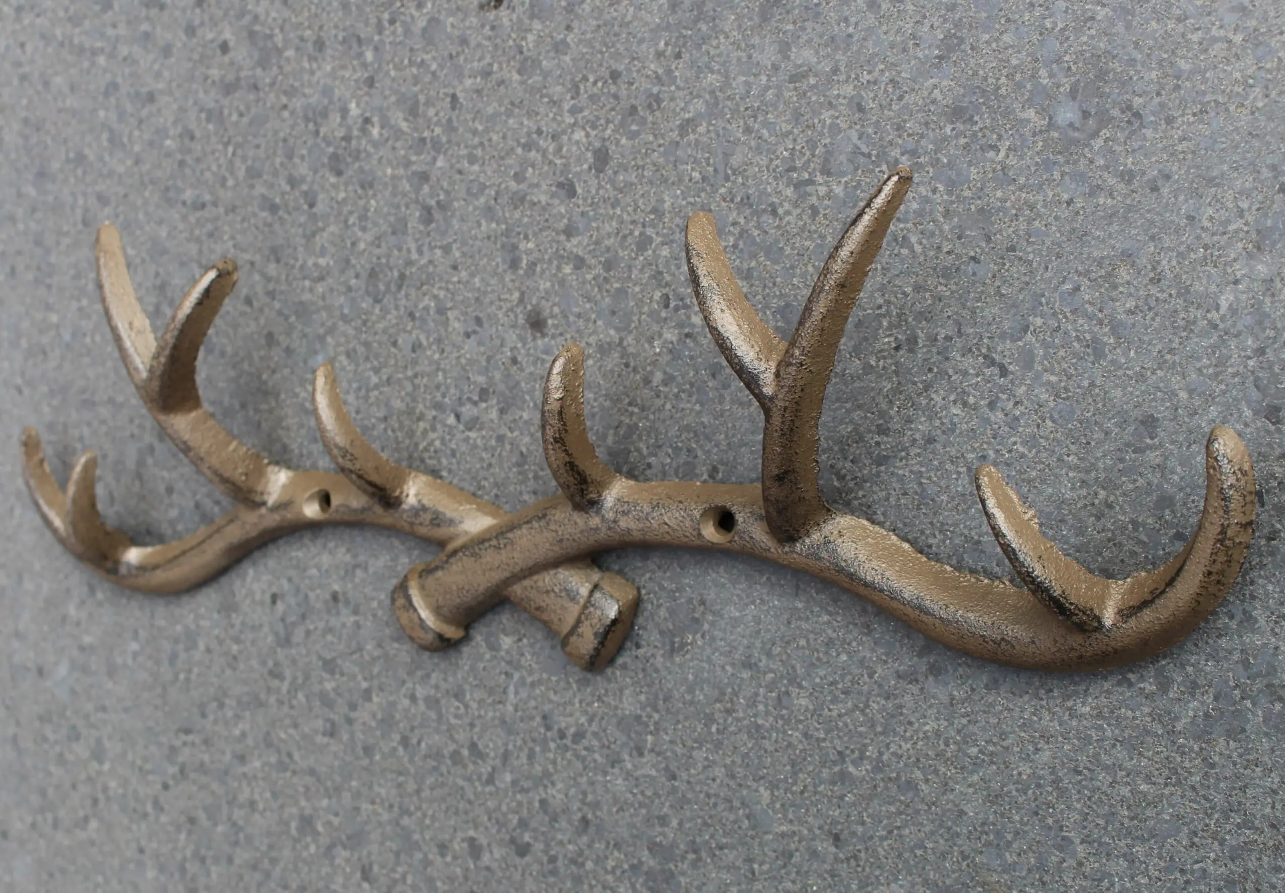 Kapstokhaak hertengewei met 10 haken, large KH179