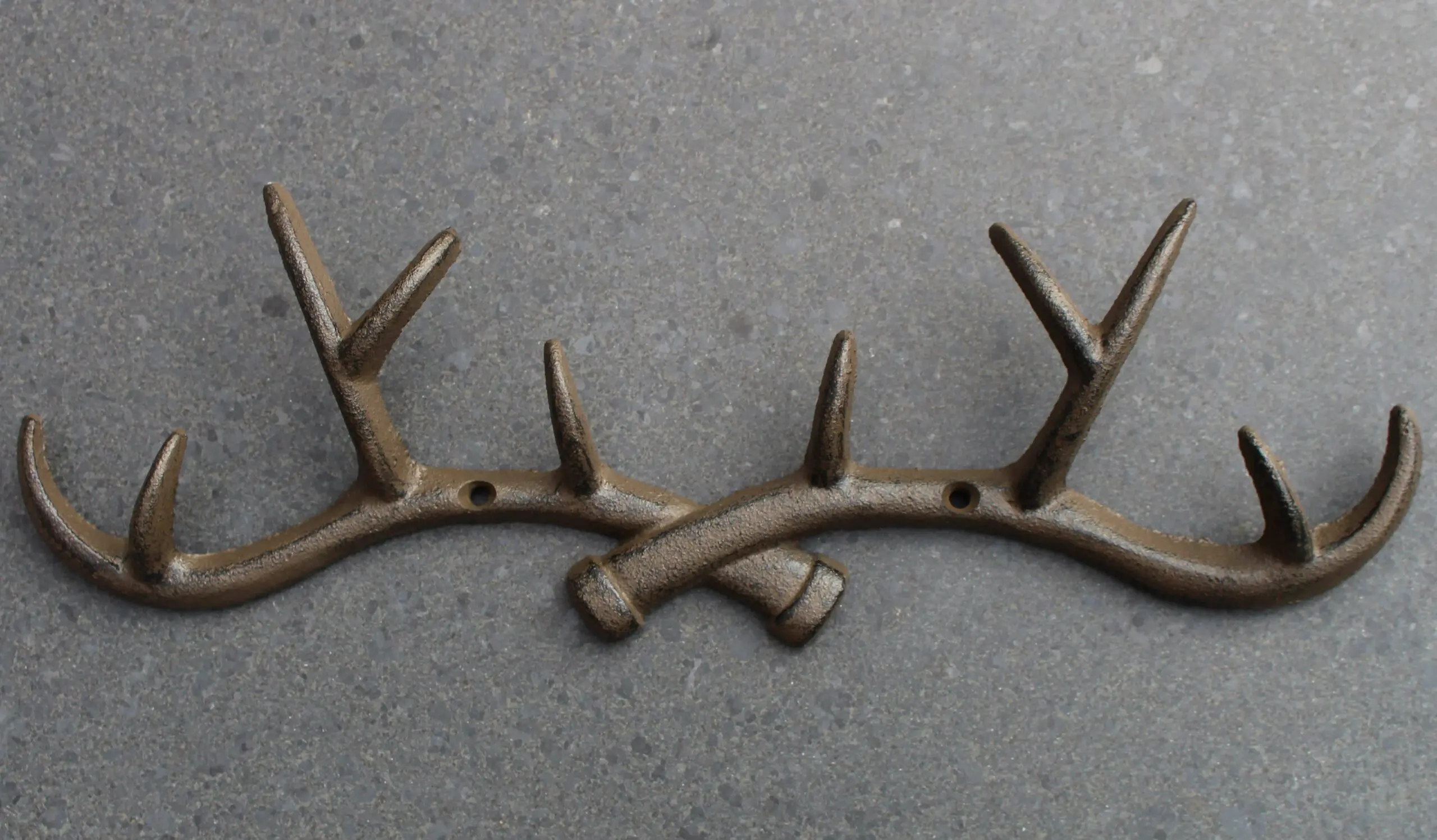 Kapstokhaak hertengewei met 10 haken, large KH179 - Afbeelding 2