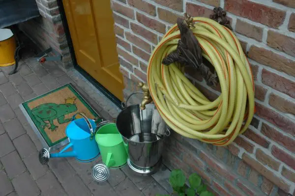 Tuinslanghouder, haspel kikkerkoning, gietijzer TG51 - Afbeelding 4