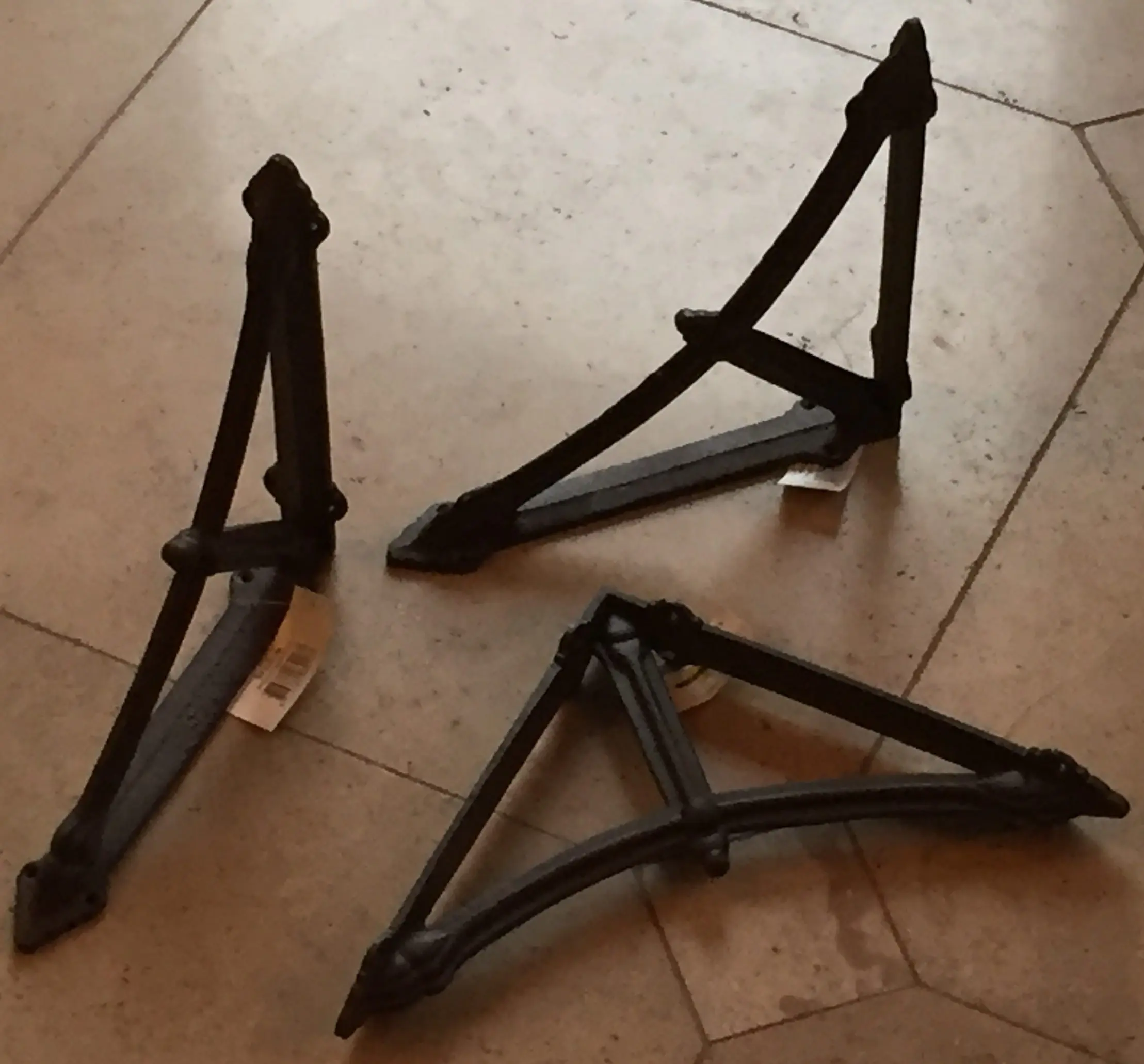 Plankdrager stalraam, 25 cm., gietijzer PD188 - Afbeelding 5