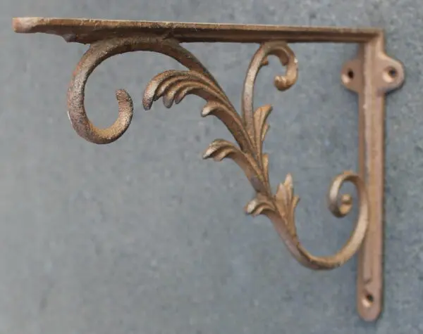 Plankdrager, wandhaak 25 cm. gietijzer CB29-3