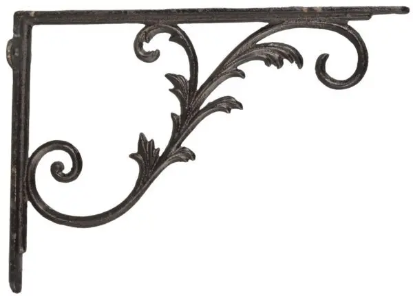 Plankdrager, wandhaak 25 cm. gietijzer CB29-3 - Afbeelding 2