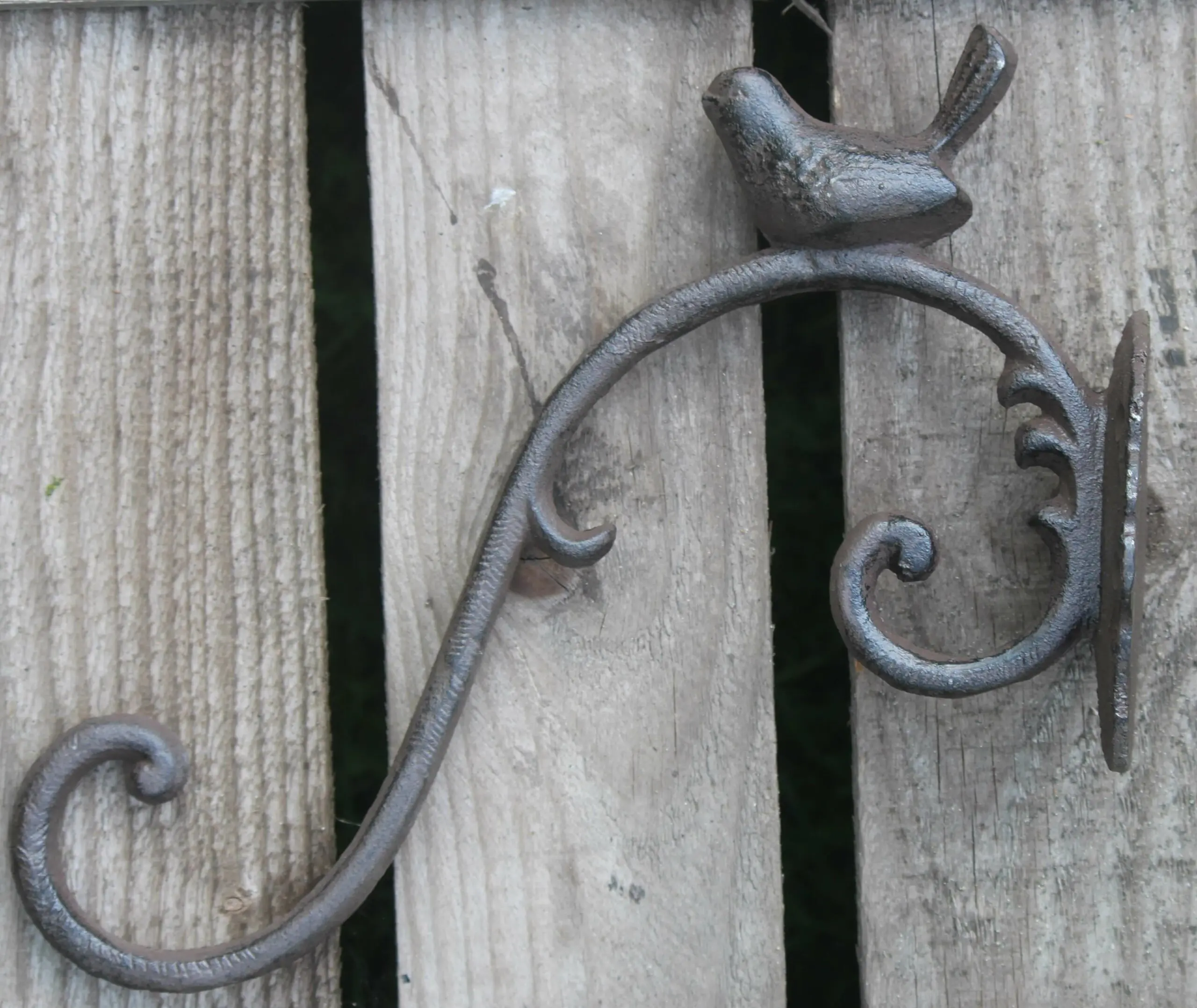 Wandhaak vogel, gietijzer LH236 - Afbeelding 3