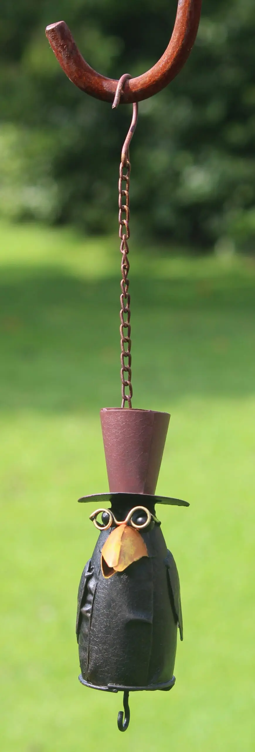 Vogelvoerhanger vogel raaf, metaal    VH264 - Afbeelding 3