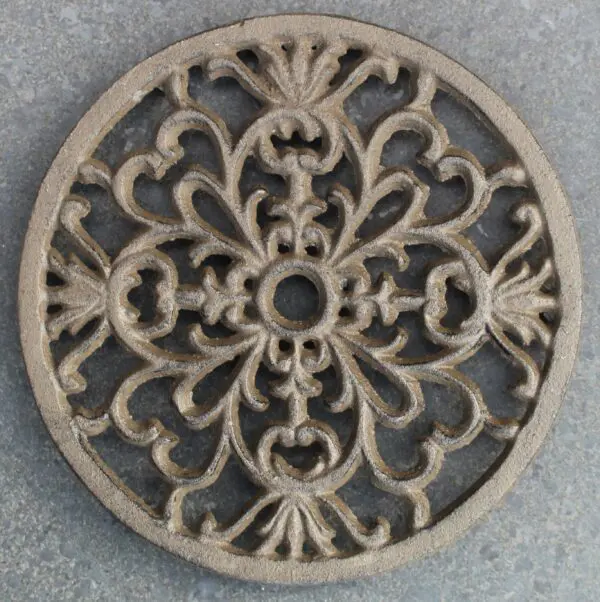 Onderzetter treefje rond 17 cm, gietijzer OG125