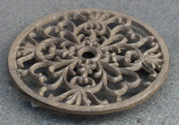 Onderzetter treefje rond 17 cm, gietijzer OG125 - Afbeelding 3