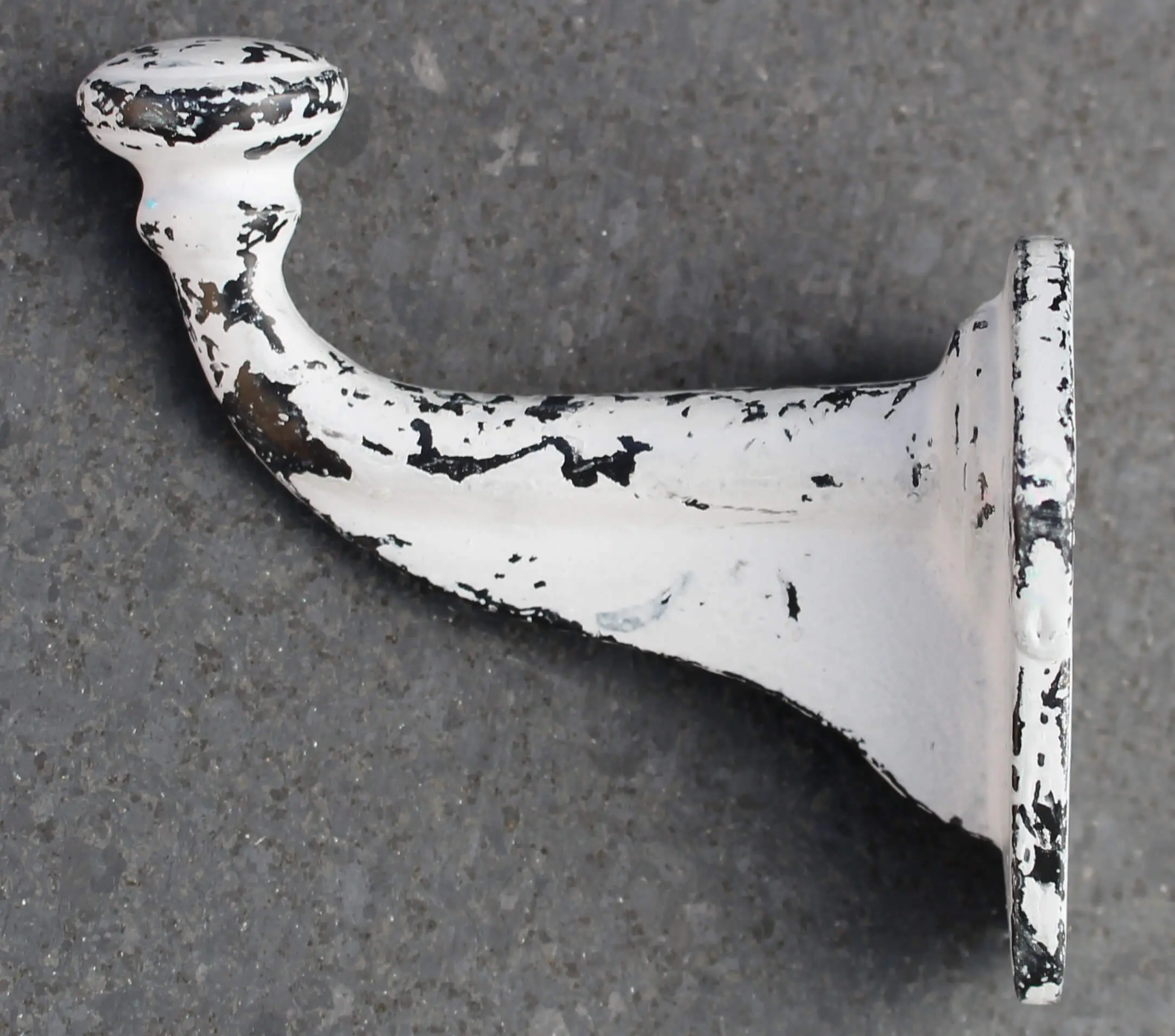 Kapstokhaak antiek grijs, gietijzer KH536 - Afbeelding 3