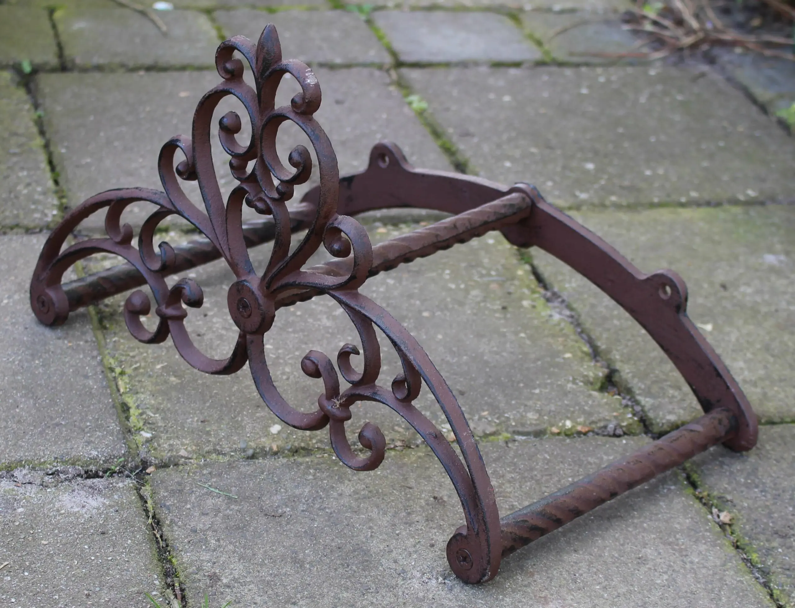 Tuinslanghouder, tuinslanghaspel, groot, gietijzer TG121 - Afbeelding 2