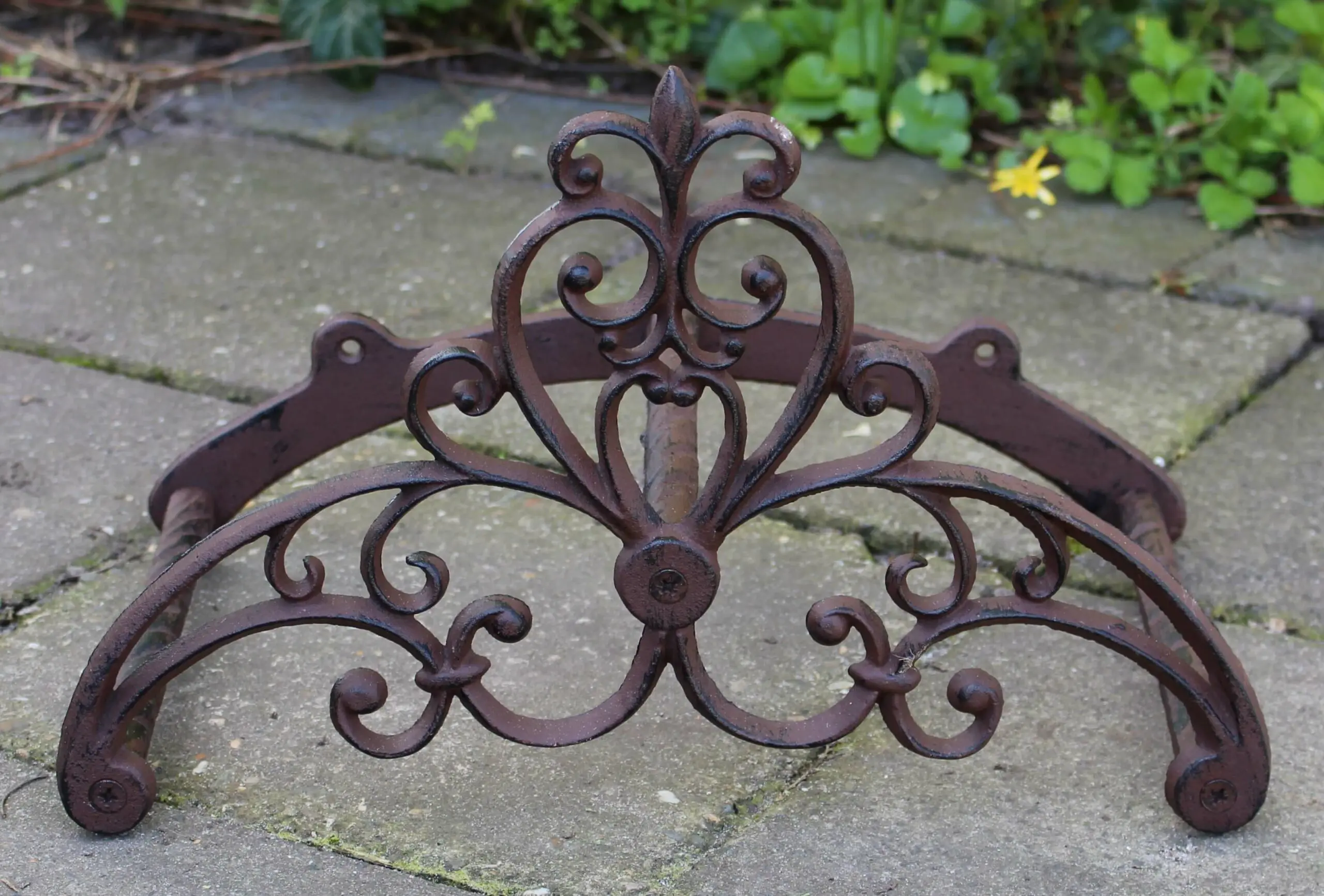 Tuinslanghouder, tuinslanghaspel, groot, gietijzer TG121 - Afbeelding 3