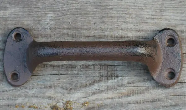 Handgreep, Eenvoudig en Strak, donkerbruin, Gietijzer HG731 - Afbeelding 3