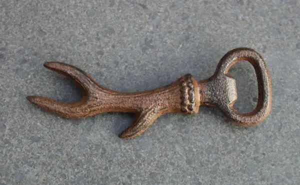 Flesopener gewei, gietijzer   FG555 - Afbeelding 2