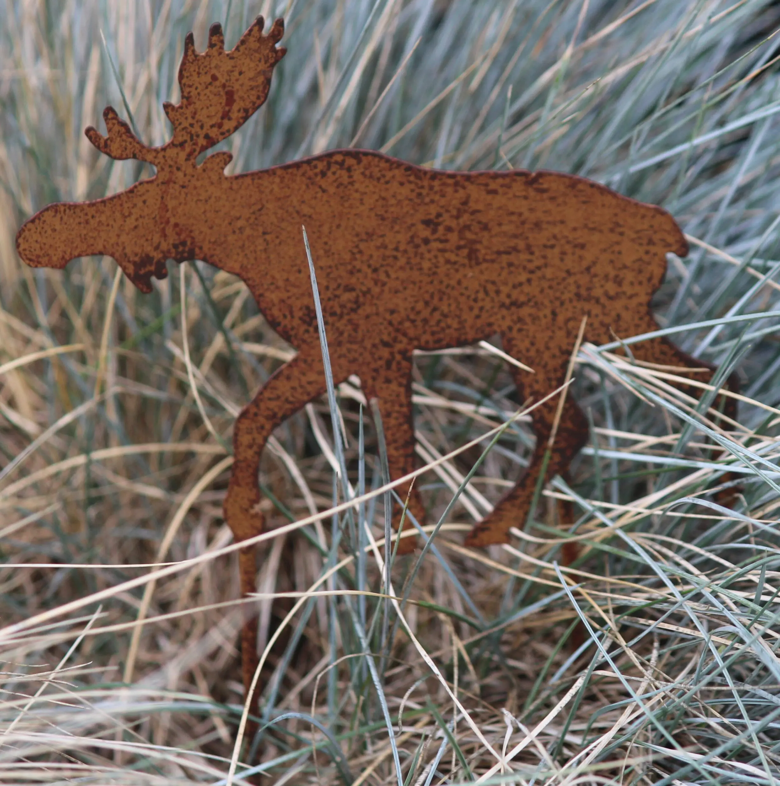 Tuinsteker eland, roestkleurig metaal      SH218
