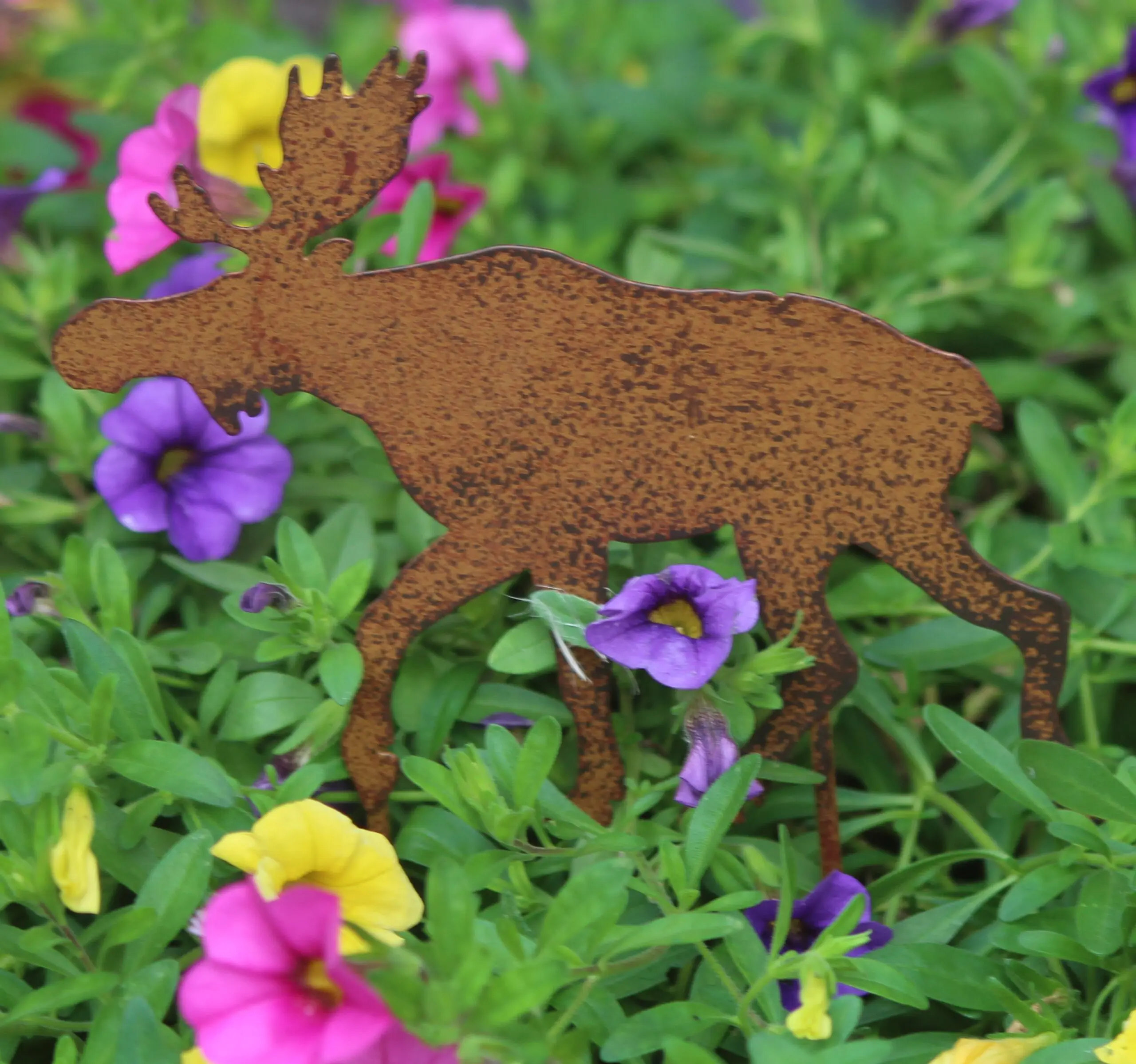 Tuinsteker eland, roestkleurig metaal      SH218 - Afbeelding 2