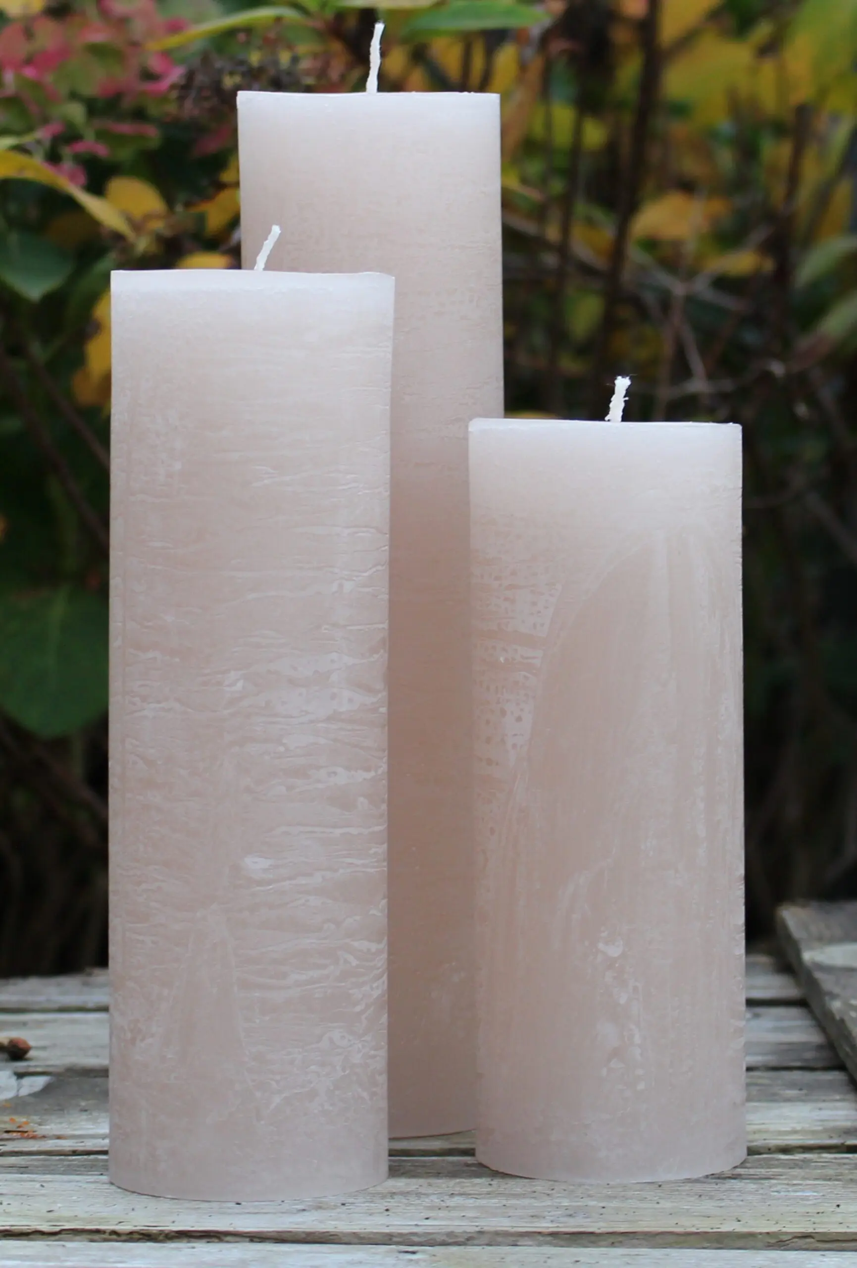 Krulkaarsen, Bika kaarsen, set van 3, Fumé 333104