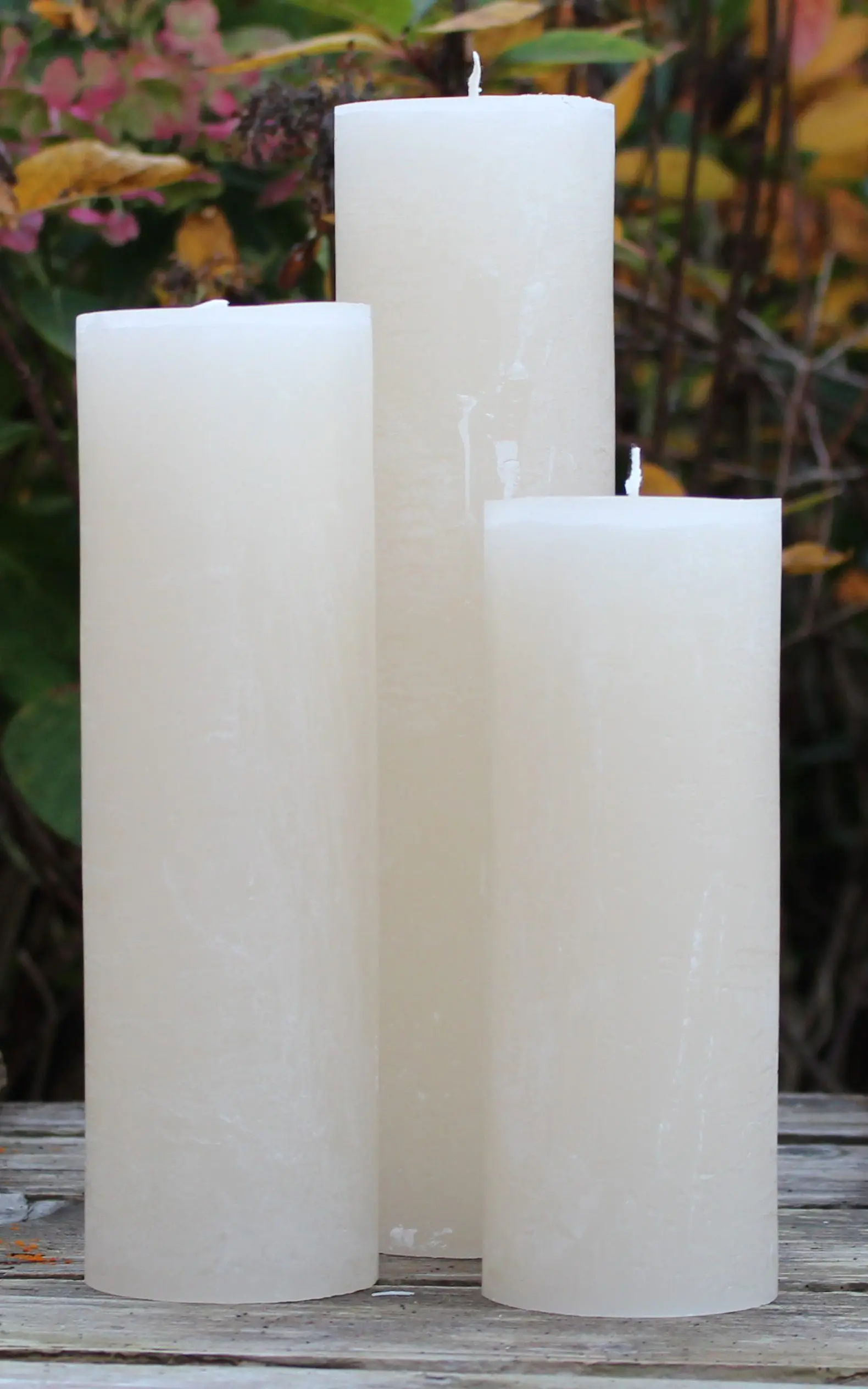 Krulkaarsen, Bika Kaarsen, set van 3, Beige/Creme 333110 - Afbeelding 2