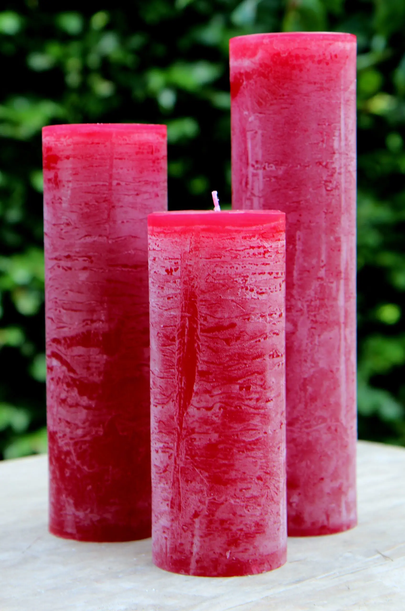 Krulkaarsen, Bika Kaarsen, set van 3, Bordeaux, Wijnrood 333111 - Afbeelding 5