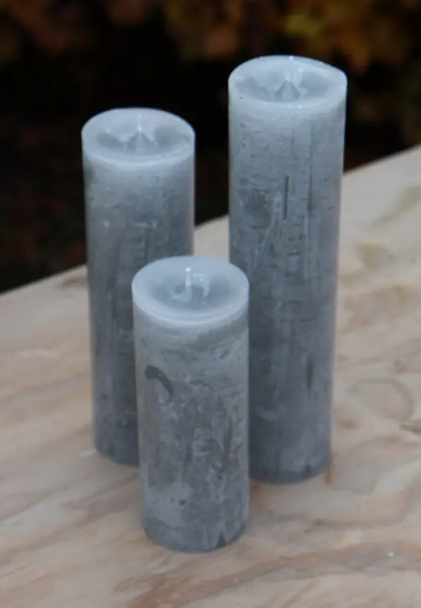 Krulkaarsen, Bika Kaarsen, set van 3, Potlood 333116 - Afbeelding 4