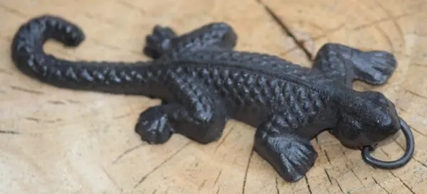 Salamander, gekko, 11 cm, gietijzer   SG310