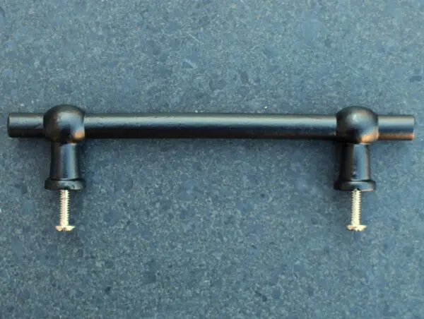 Handgreep, handvat,  industrieel, zwart, 17,5 cm gietijzer HG128 - Afbeelding 4