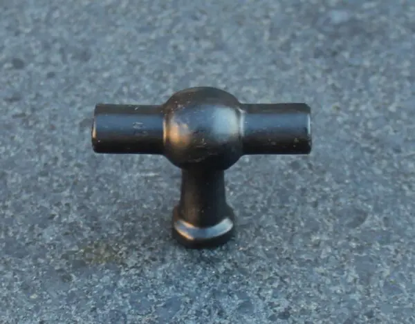 Handgreep, Knop, Industrieel, Zwart, Gietijzer