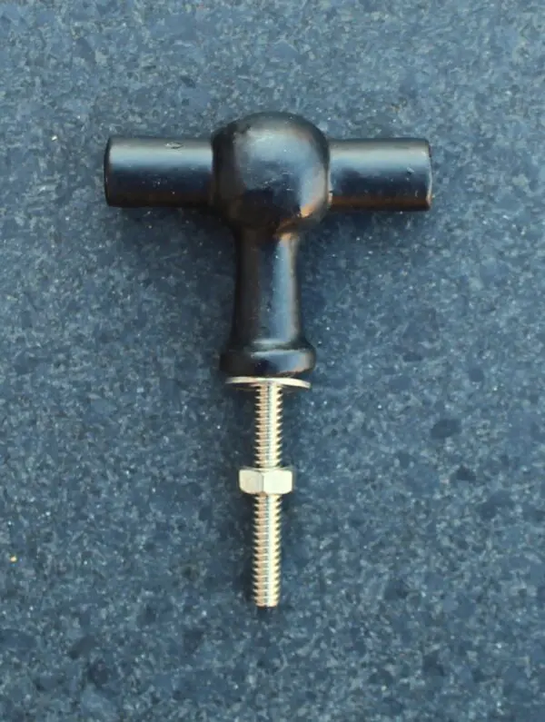 Handgreep, Knop, Industrieel, Zwart, Gietijzer - Afbeelding 3