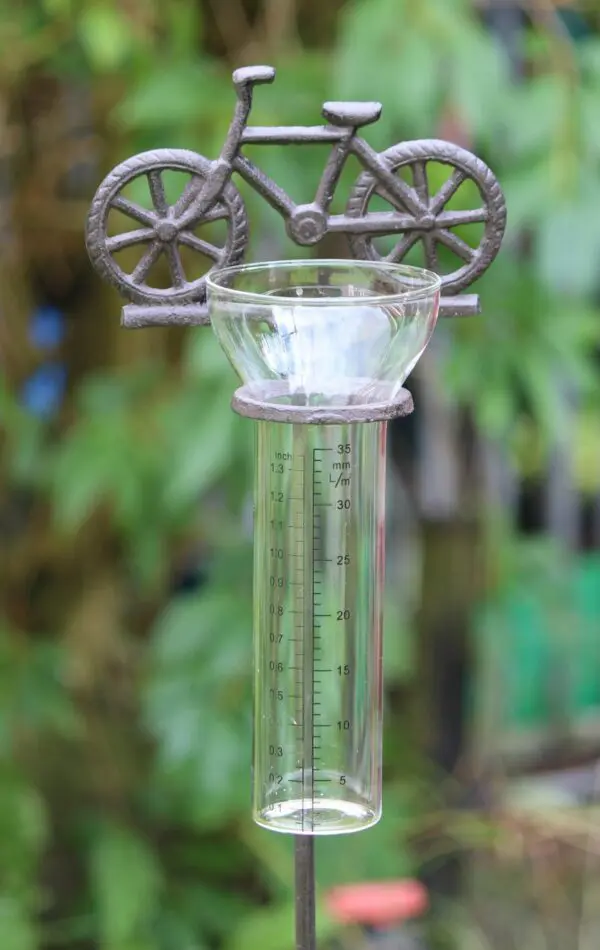 Regenmeter fiets, gietijzer RM159 - Afbeelding 2
