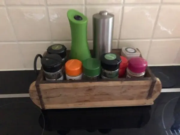 Steenmal, antiek, bakstenen mal, houten bak HB130 - Afbeelding 3