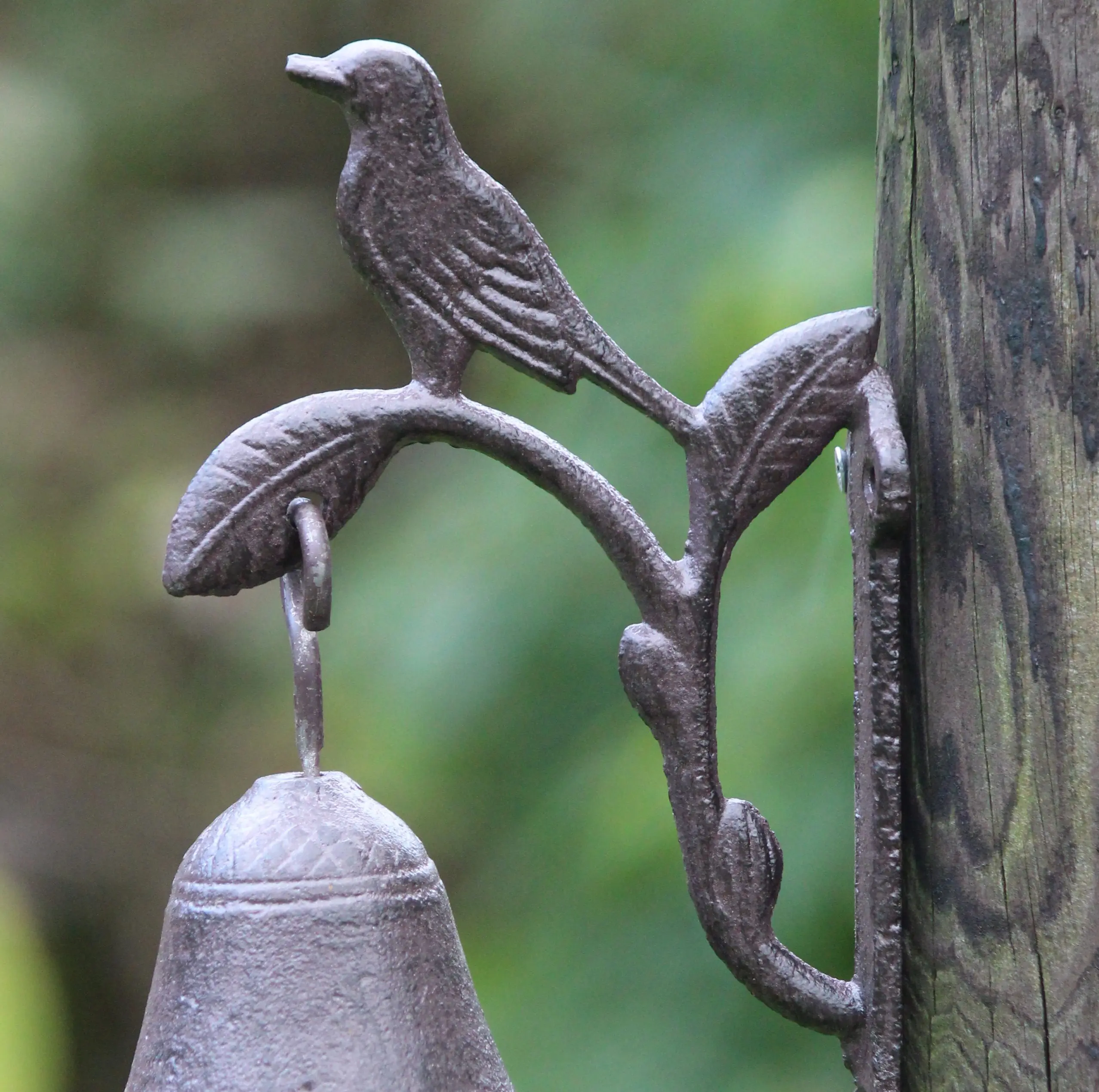 Deurbel vogel, gietijzer DB143 - Afbeelding 2
