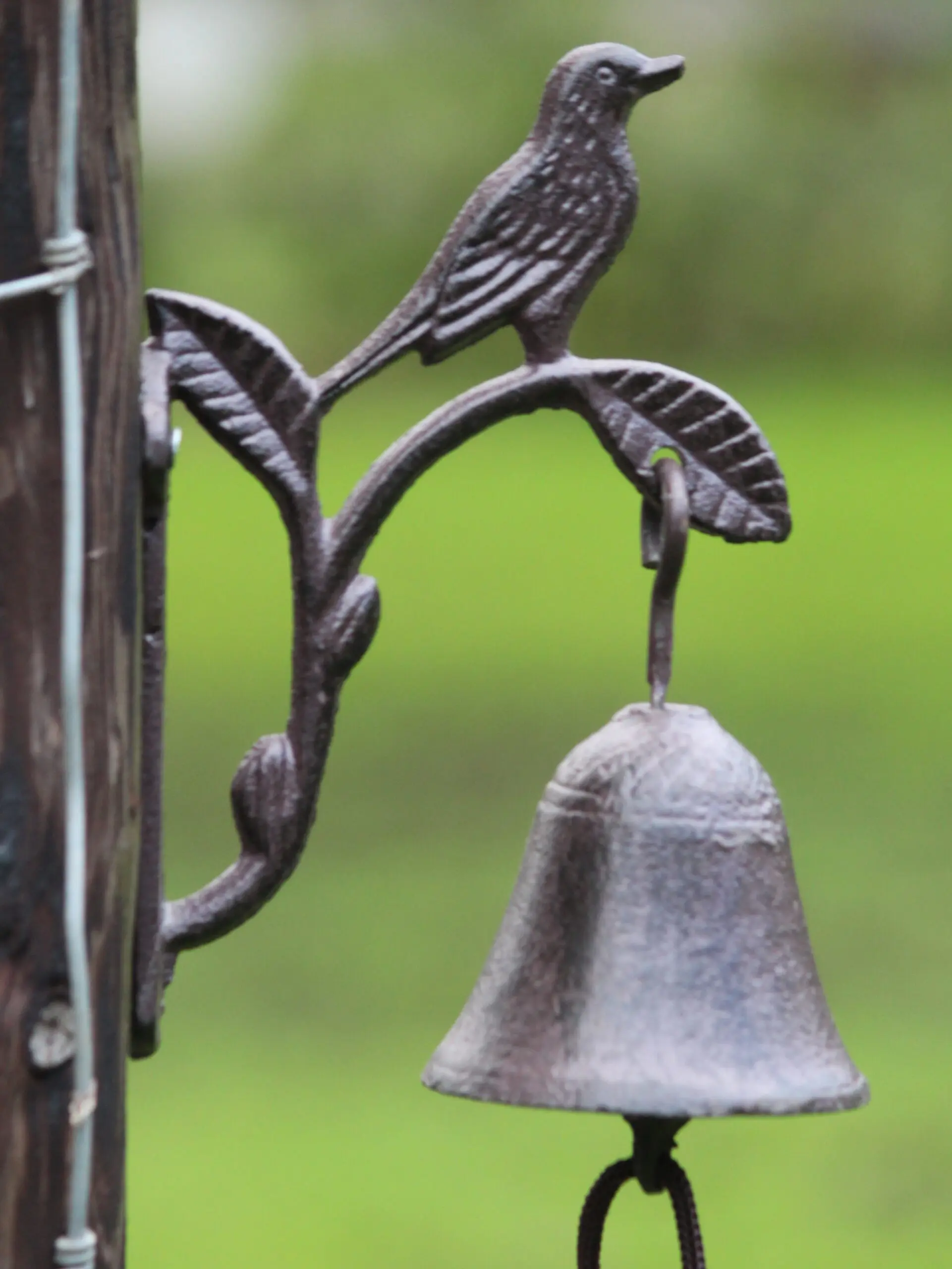 Deurbel vogel, gietijzer DB143