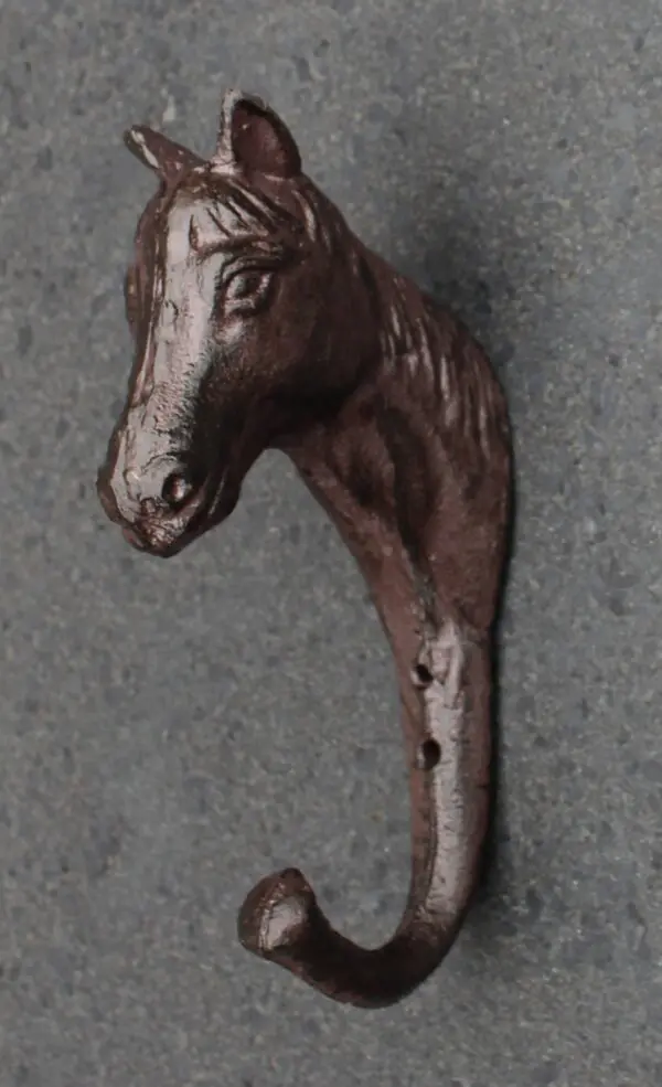 Kapstokhaak paard, pony, gietijzer KH748