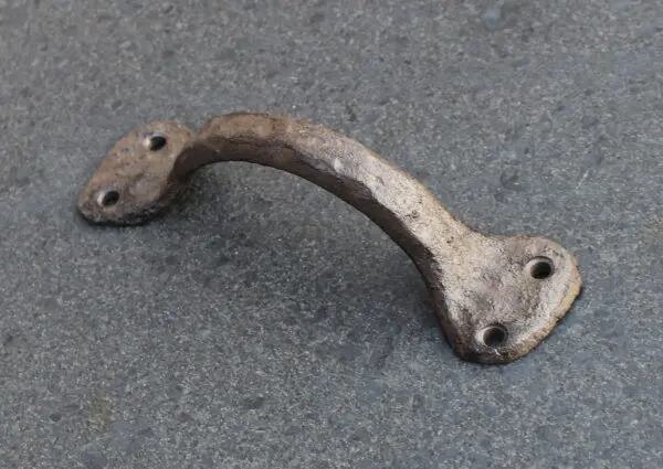 Handgreep, eenvoudig en robuust  15 cm., donkerbruin, HG753 - Afbeelding 2