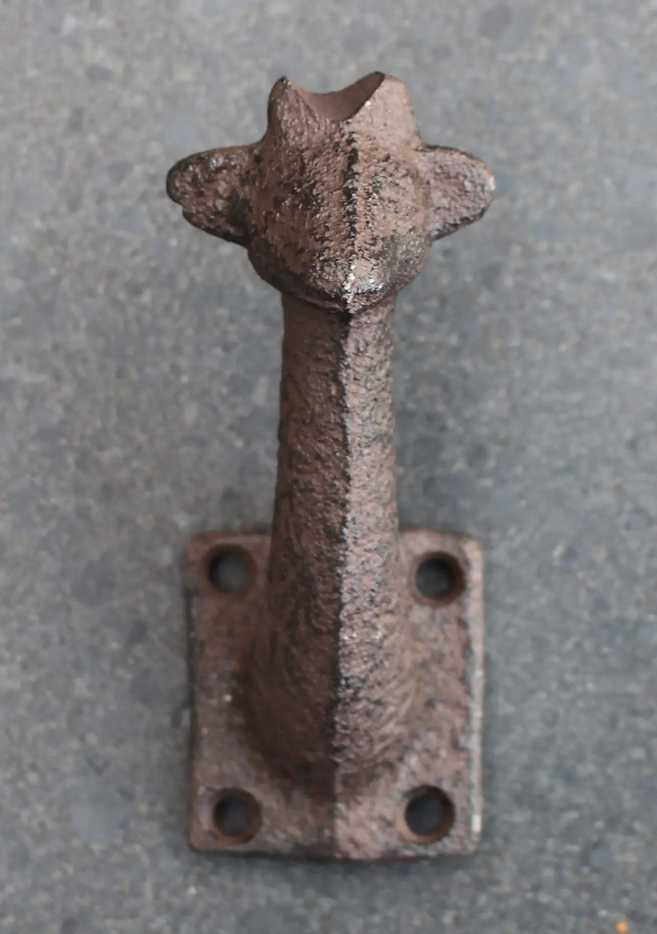 Kapstokhaak Giraffe, Gietijzer 6Y3042 - Afbeelding 3