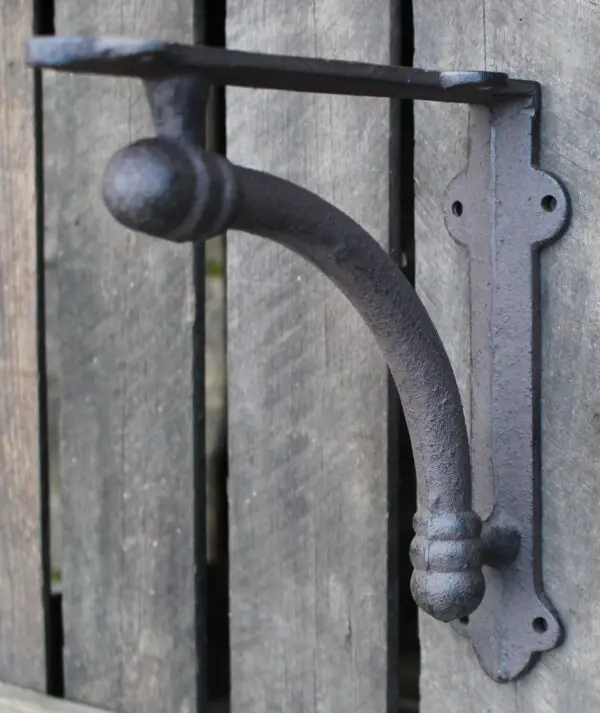 Plankdrager boog, 18,8 cm. gietijzer 6Y3022 - Afbeelding 3