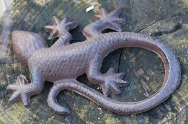 Salamander, gekko, 16 cm. gietijzer    TT03