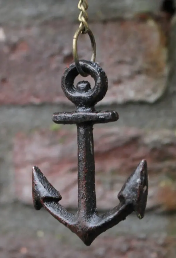 Deurbel zeilboot, groot, gietijzer DB302 - Afbeelding 5