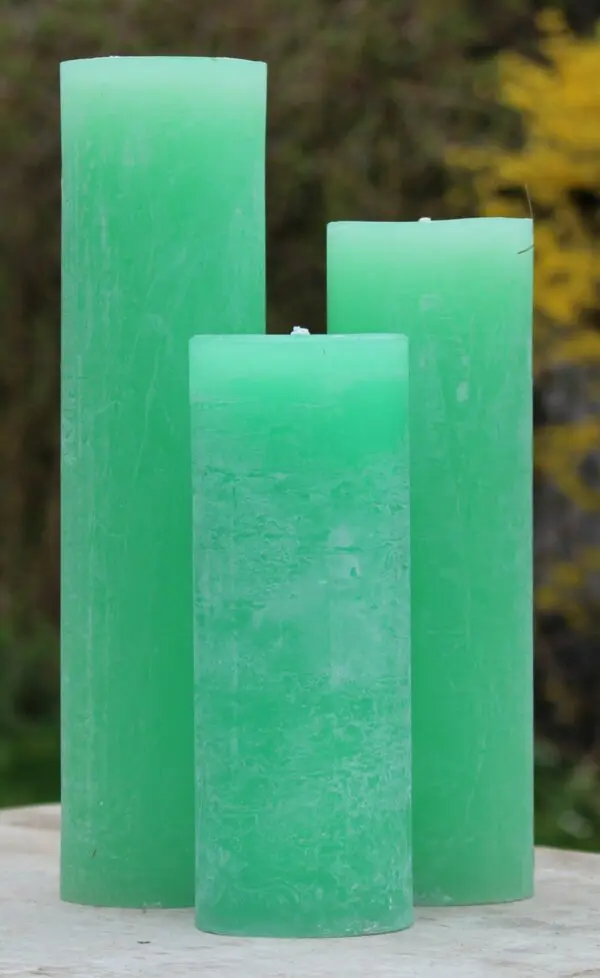 Krulkaarsen, Bika Kaarsen, set van 3, Mintgroen 333114 - Afbeelding 3
