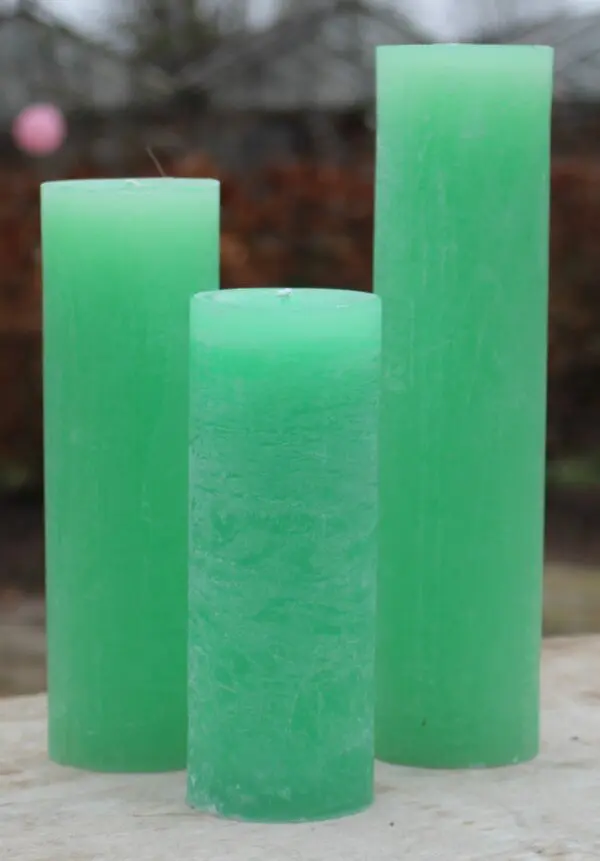 Krulkaarsen, Bika Kaarsen, set van 3, Mintgroen 333114 - Afbeelding 4
