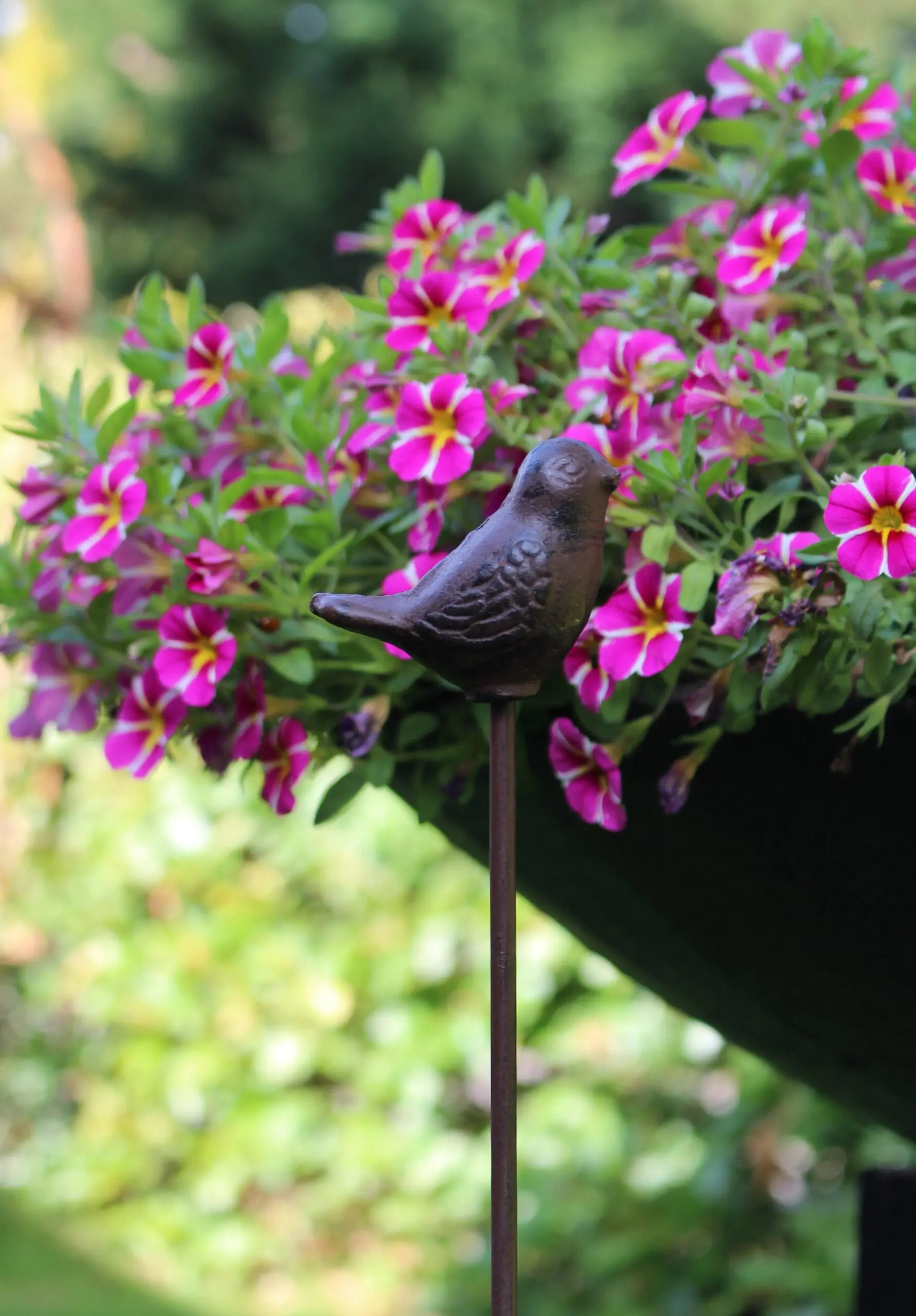 Tuinsteker vogel, gietijzer      SV162