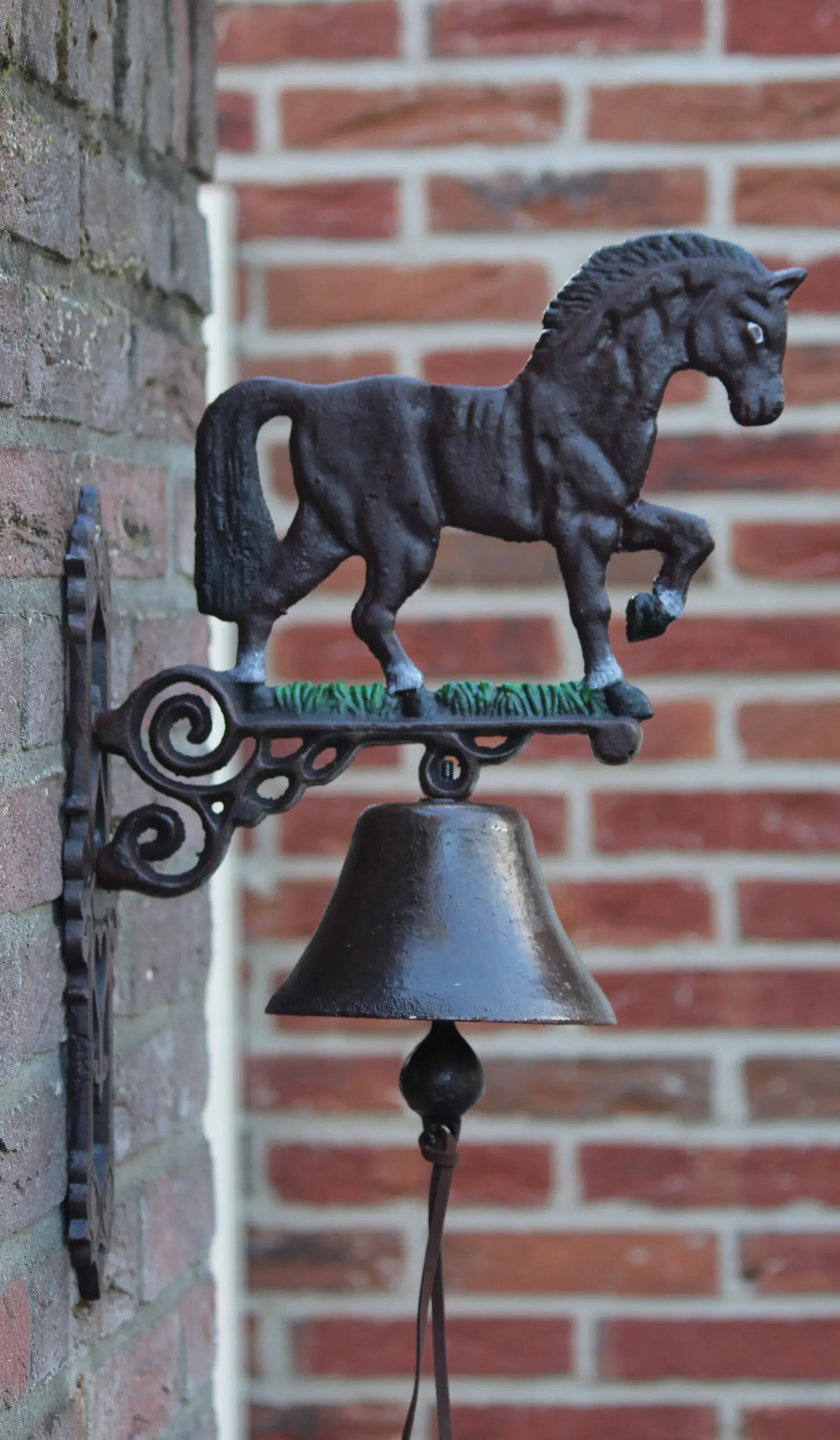 Deurbel Paard, Pony, Large, Gietijzer DB187L - Afbeelding 2